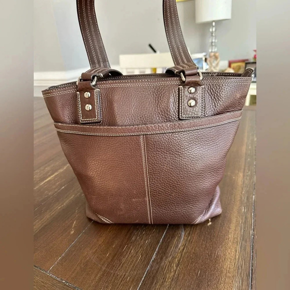 Coach turn lock Hampton tote bag - Picture 5 of 16